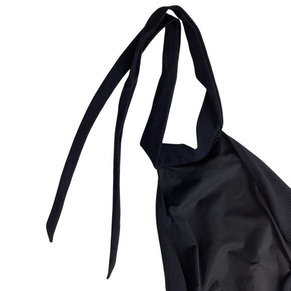 ALEXANDRA MIRO NWT Size L Carey Swimsuit Black Halter Swim Suit Cutouts Cut Out - Picture 6 of 9